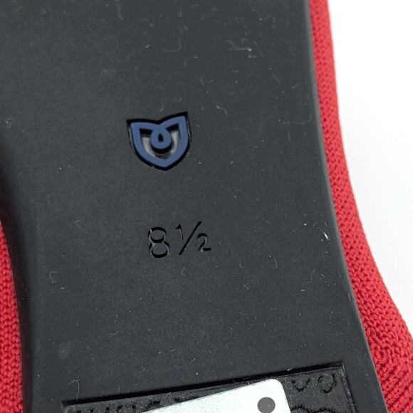 Rothy’s The Point II Pointed Toe Flat Shoes Women's Bright Red Size US8.5 EU39 - Picture 9 of 11